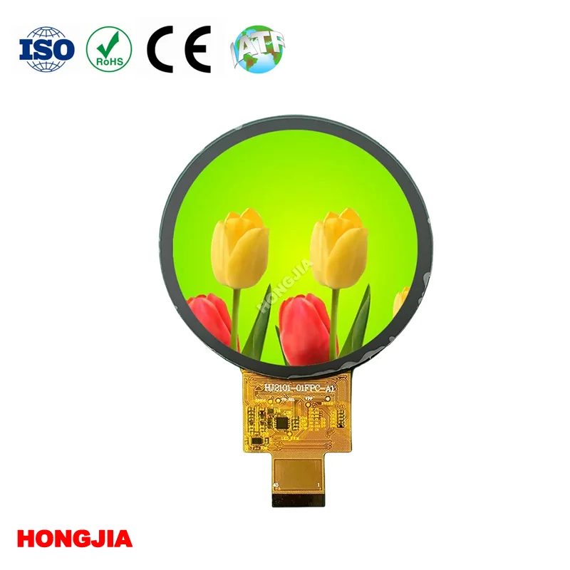 Skrin LCD bulat 2.1 inci dengan insel 540*540 dengan sentuhan