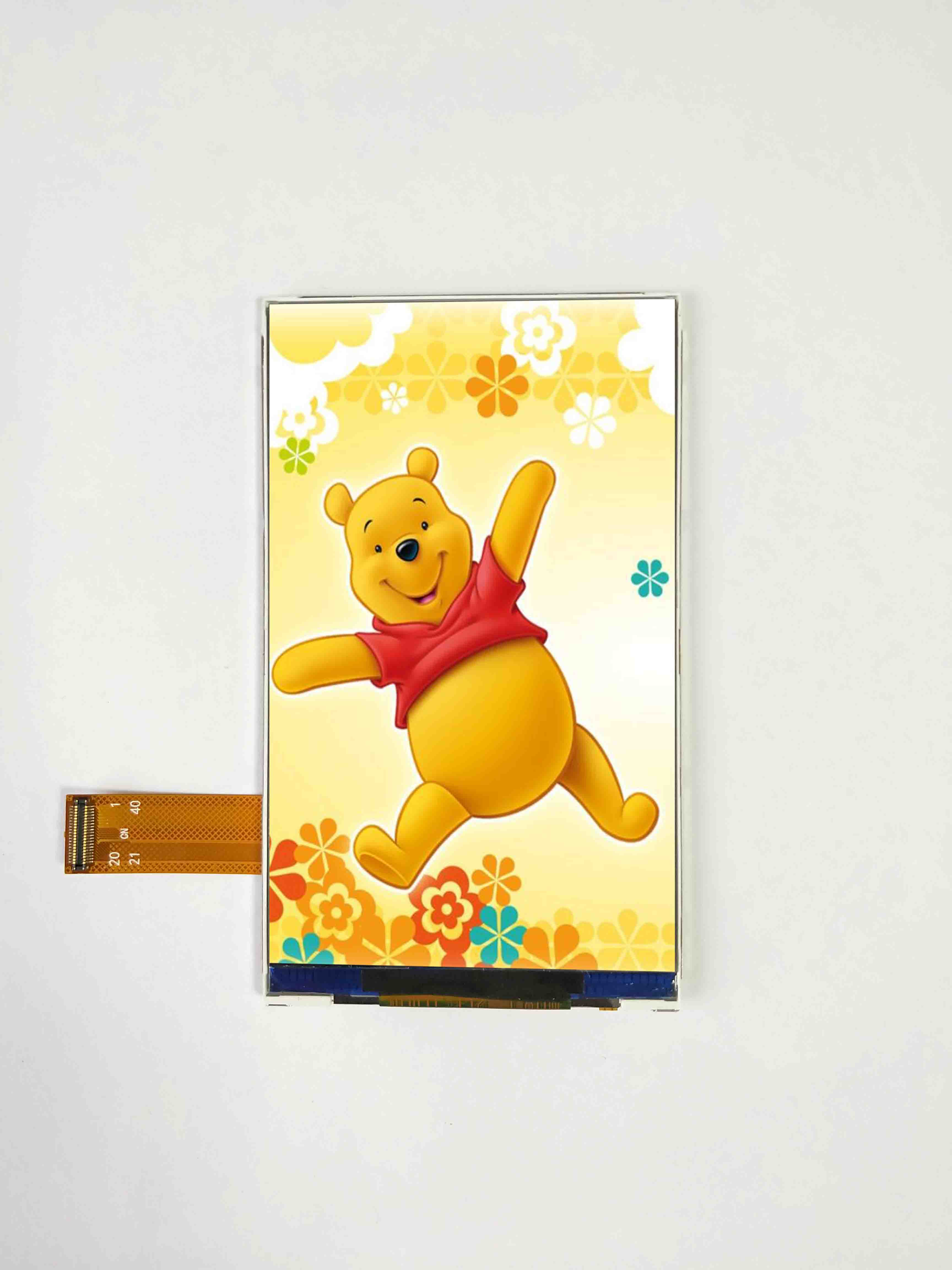 LCD Incell 3.97 inci dengan sokongan antara muka 480*800 dan SPI/MCU