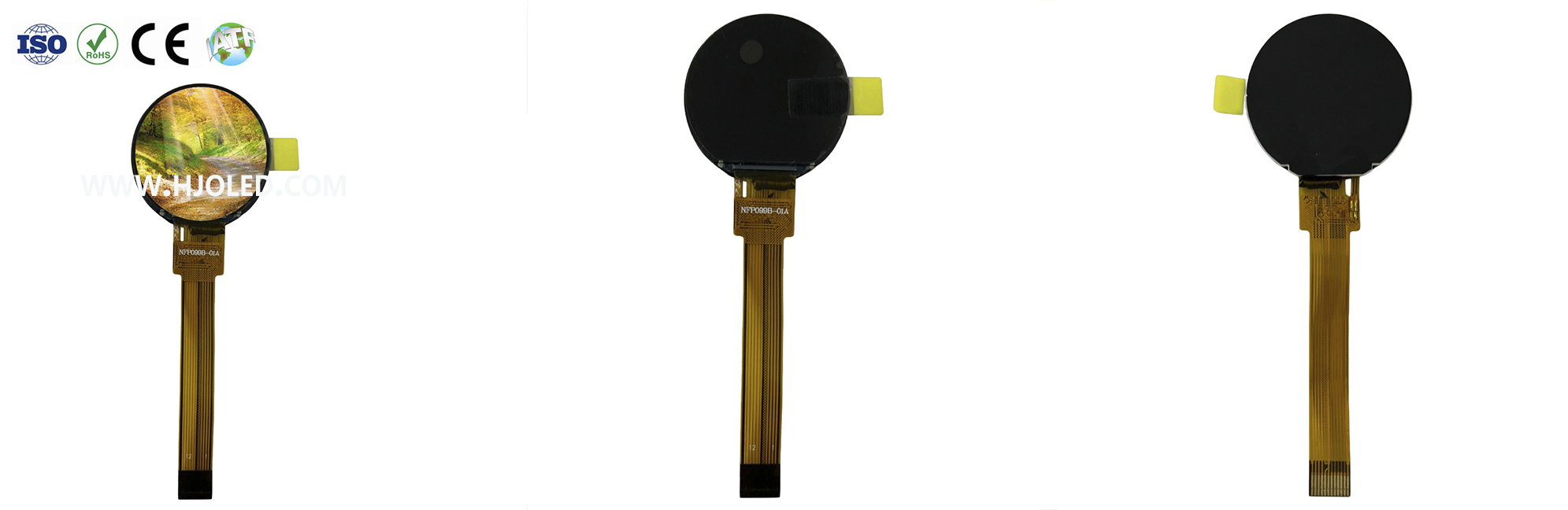 Skrin LCD Bulat 0.99-inci: Saiz Kecil, Kegunaan Besar