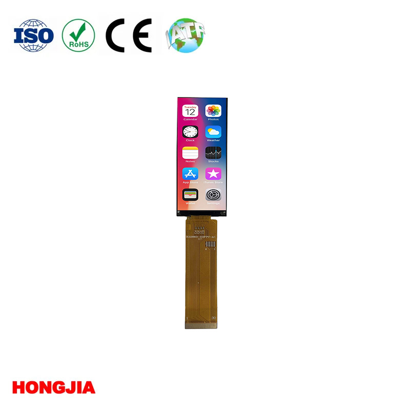 Paparan Jenis Bar 2.86-inci (Resolusi 200x648) Menyokong Antara Muka QSPI/MCU/SPI