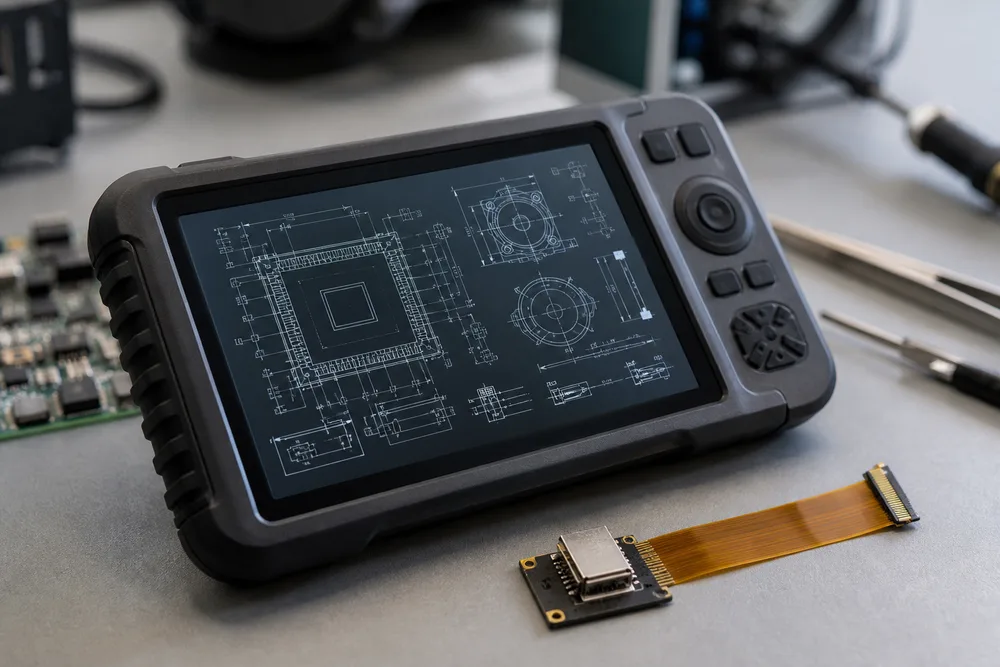 Modul LCD TFT IPS 3.17-Inci 2026: 1024×768 Pilihan Paparan MIPI untuk Peralatan Kompak
