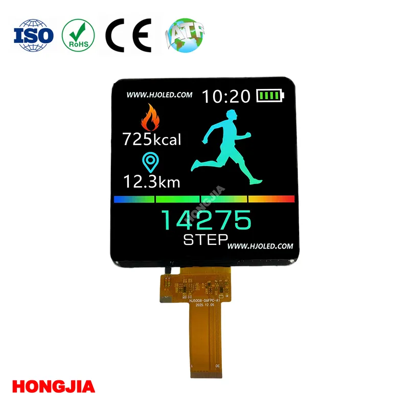 Skrin LCD Persegi 5.5 inci 720x720 insel dengan sentuhan